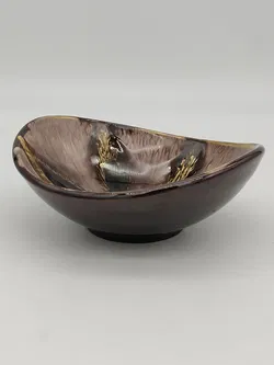 Vintage Keramik-Schale - braun - Bild 8