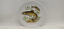 Bavaria Porzellan Teller – 3 Stück mit stilvollem Fischmotiv, sehr gut erhalten - Bild 2