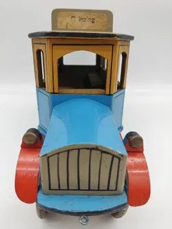 Vintage Holzbus und Straßenbahn per Hand gefertigt  - Bild 6