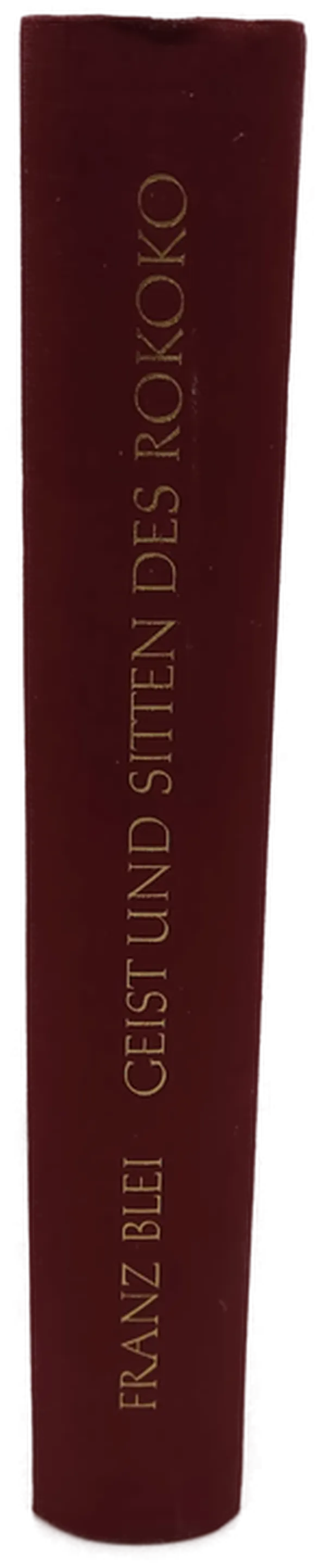 Buch "Geist und Sitten des Rokoko" von Franz Blei 1923 – Bild 6