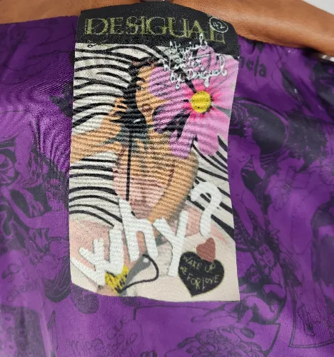 Desigual Lederjacke Gr. 42 – Bild 4