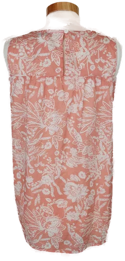 Orsay Damen Top weiß/lachs geblümt - M/38 - Bild 2