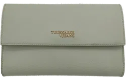 Trussardi Jeans – Umhängetasche aus Kunstleder in Mintgrün - Bild 2