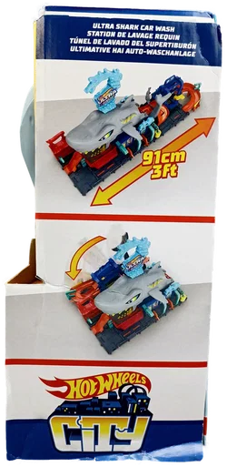Mattel Hot Wheels "City Ultra Shark Car Wash" Spielset (OVP) – Vorschau 3