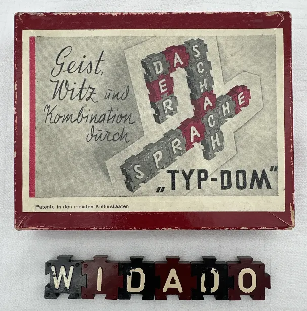 Typ-Dom - Antikes Buchstabenlegespiel – Bild 1