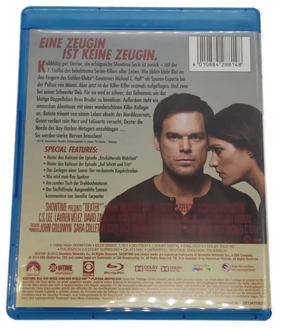 Blu-ray 4 Disc's Dexter "Die siebte Season"  – Bild 3