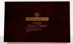 Daler-Rowney Artists’ Water Colour Set im Holz-Kasten – ungebraucht - Bild 2
