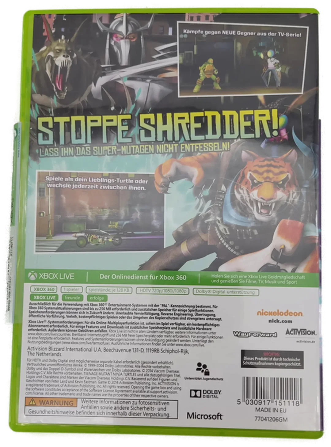 XBOX 360 - Teenage Mutant Ninja Turtles - Die Gefahr des ooze-Schleims – Bild 2