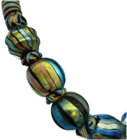 Schimmernde Mode-Halskette - 43cm / kurz - Bild 3