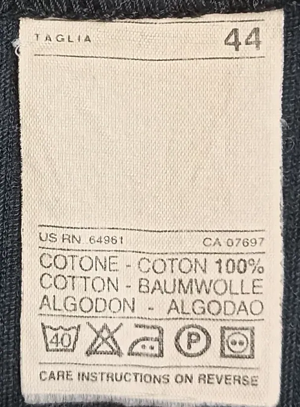 United Colors of Benetton Cordrock schwarz Gr. M – Bild 3