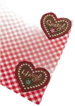 Kirchtag 2er Set- Kopfbedeckung Jersey *handmade* Gr. 51/52 - Bild 3