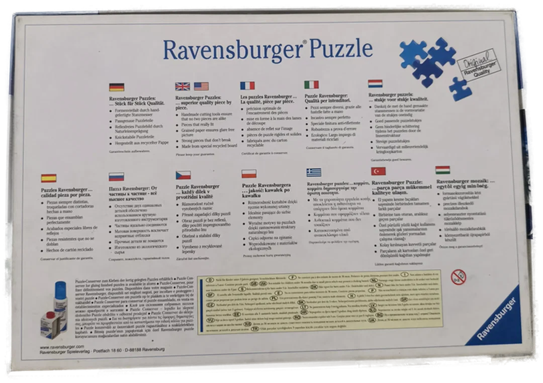 Ravensburger, Puzzle "Schneeleopard", 500 Teile – Bild 3