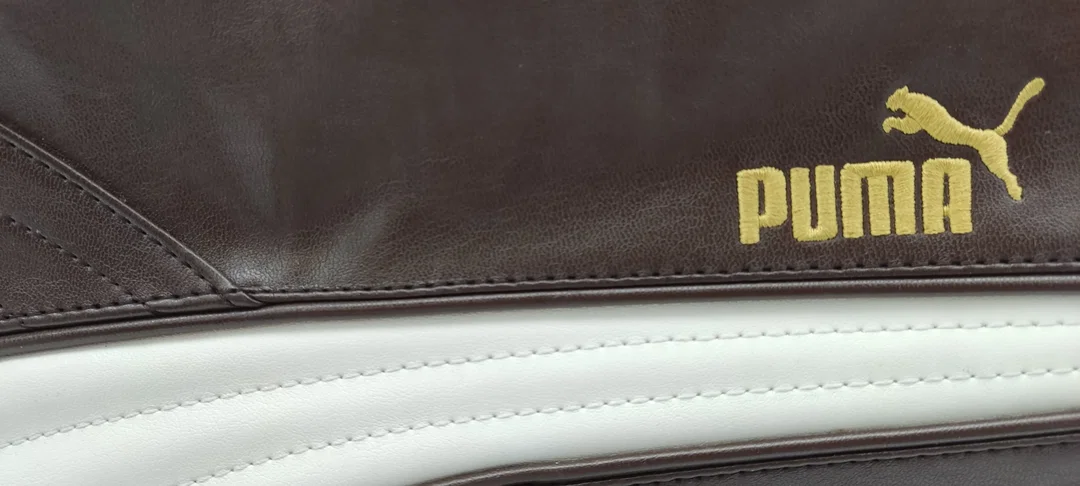 Puma Herren Tasche braun/weiß Vintage – Bild 3