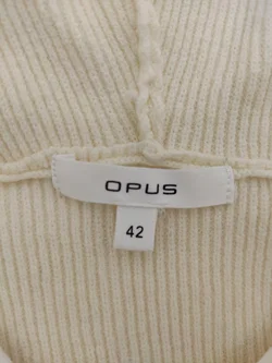 Opus Damenpullover mit Kapuze Beige | Second-Hand-Schatz – Vorschau 3