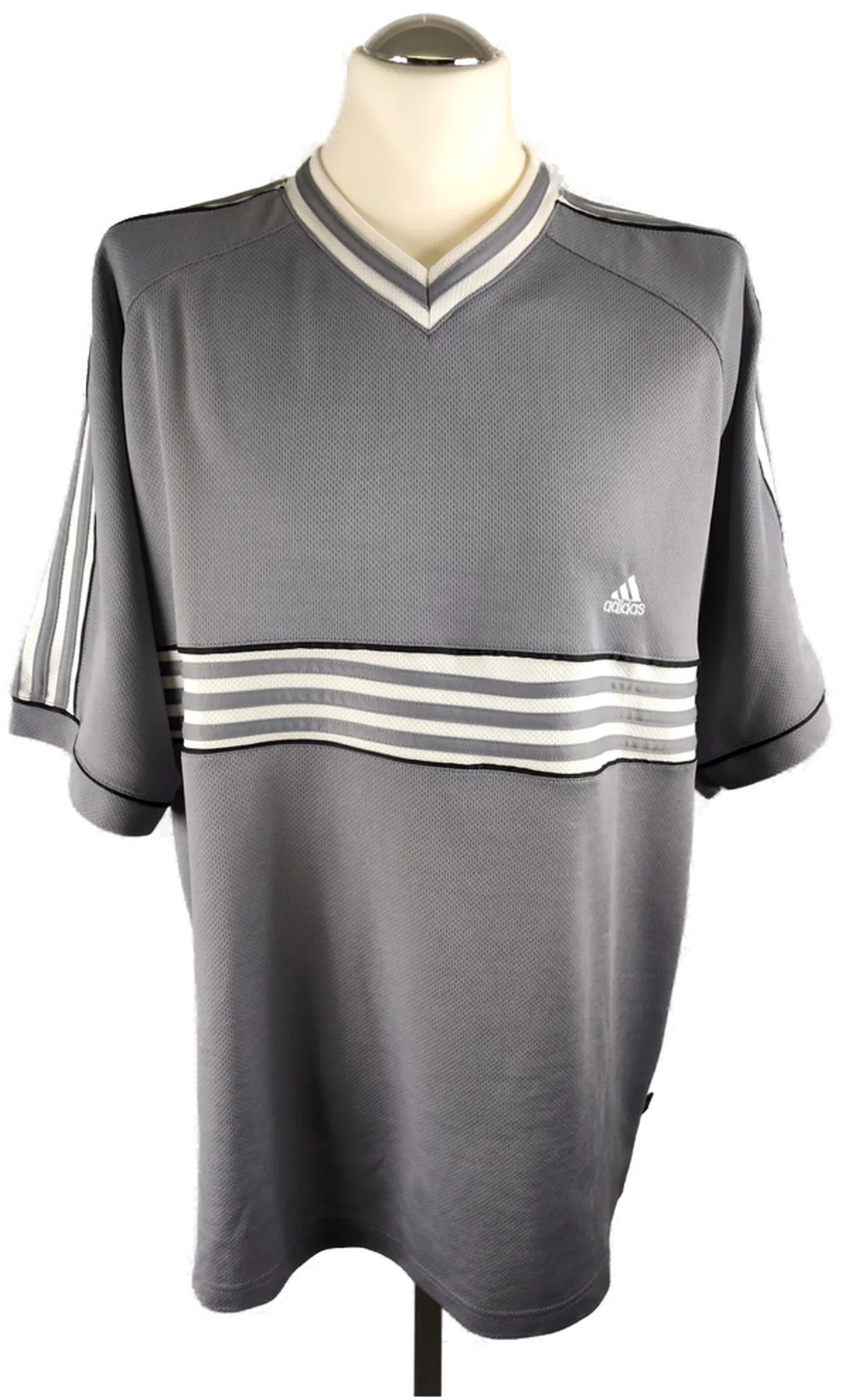 T-Shirt Herren Adidas Baumwolle Größe 50 | Outdoor-Basic - Bild 4