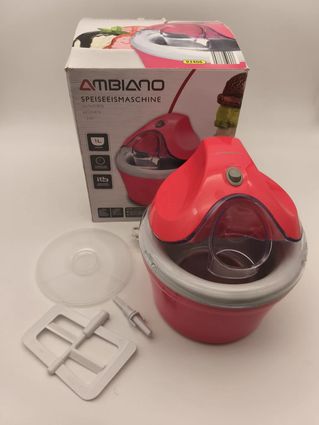 Ambiano, Speiseeismaschine pink - Bild 4
