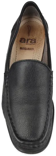 Ara Damen Mokassins Leder, schwarz - Gr. 37 G - Bild 3