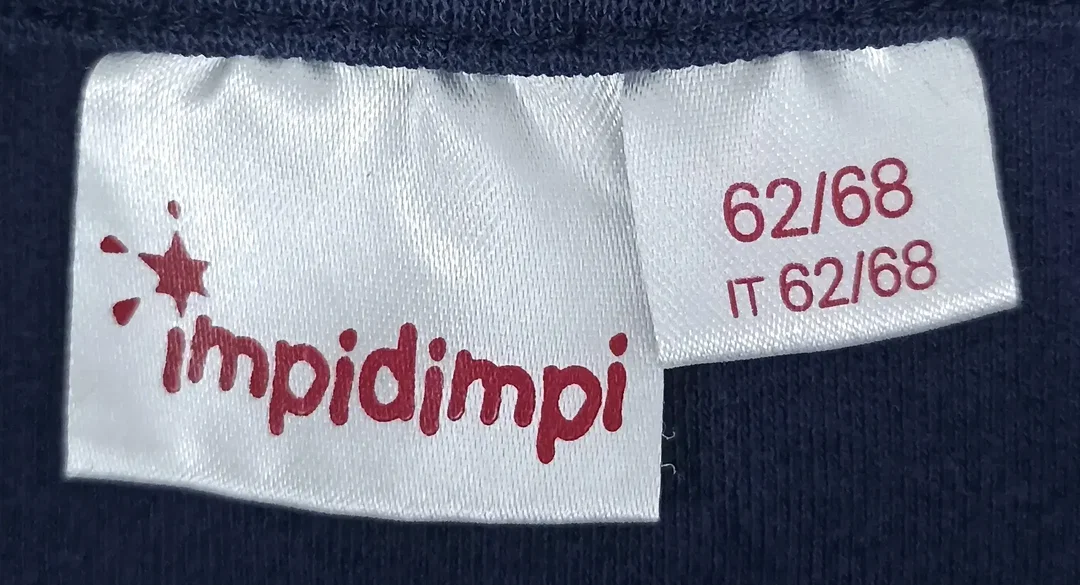 impidimpi Baby Weihnachtsoverall dunkelblau Gr. 62/68 – Bild 3