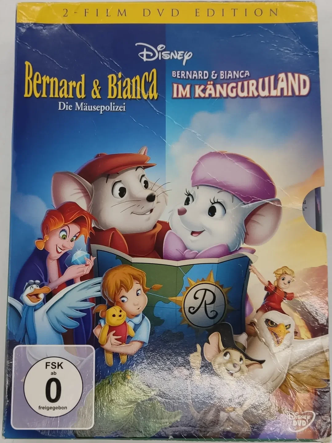 2 DVD's Disney Bernard & Bianca "Die Mäusepolizei" und "Im Känguruland" – Bild 2