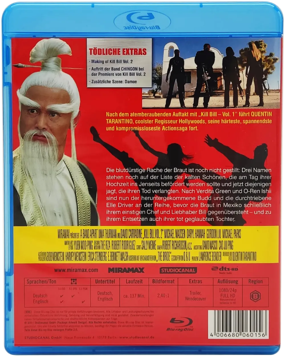 Blu-ray "Kill Bill: Volume 2" – Bild 2