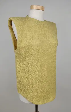 Mango Damen Shirt, gelb - Gr. XS - Bild 2