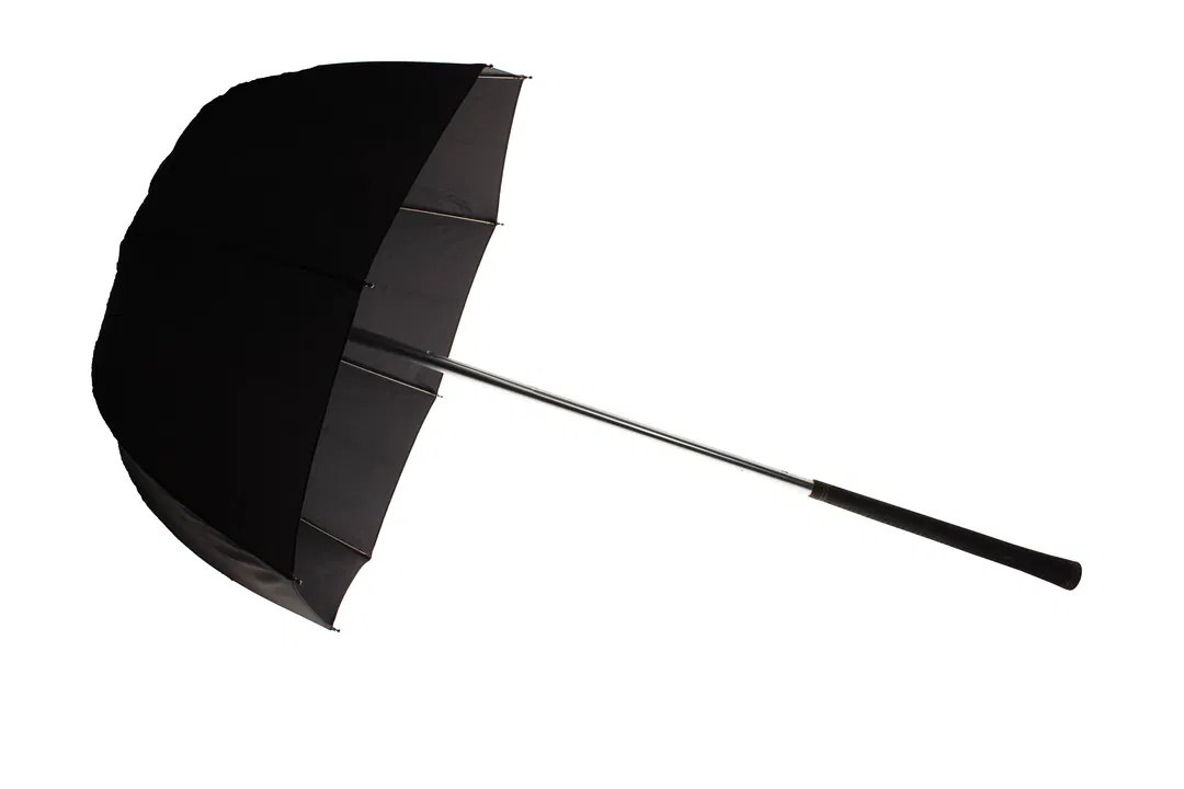 McForsum Golfschirm – Schwarz mit Golfball-Spitze - Bild 1