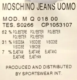 Moschino Herren Hosen schwarz Gr. 34 - Bild 5