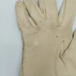 Antiquarische Handschuhe - creme-weiß / ca. 22cm größ – Vorschau 3