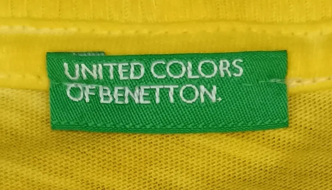 United Colors of Benetton Kindershirt gelb Gr. 3XL – Bild 3