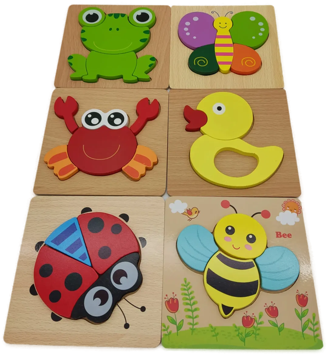 OleOletOy Holzpuzzle Set (6 Stück) - Bild 4