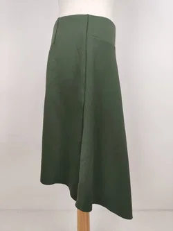 AlphaTauri Midirock, Größe M / 38, asymmetrisch, Bundweite 70 cm Länge 53 bis 71 cm, Stoff Polyester – Vorschau 5