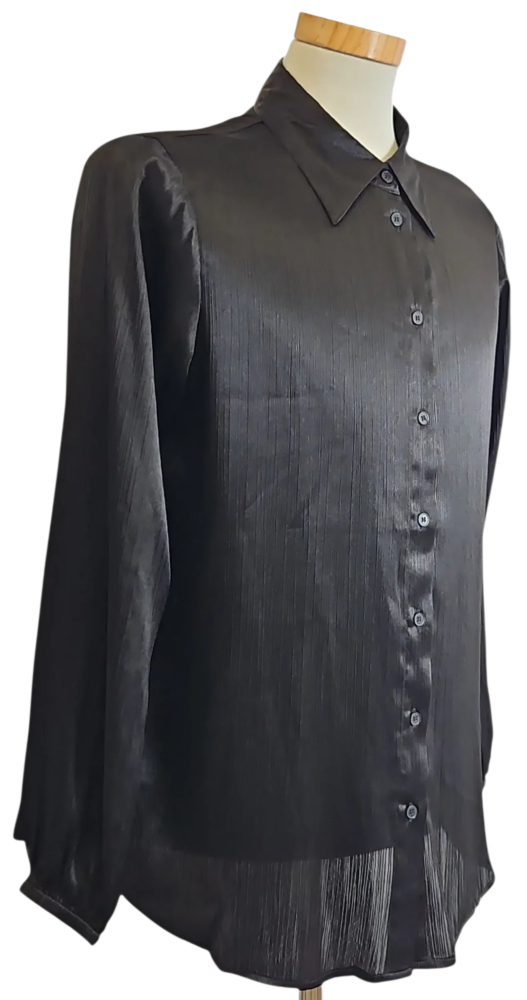 yesta Damen Bluse, schwarz - Gr. XXXL  – Bild 2