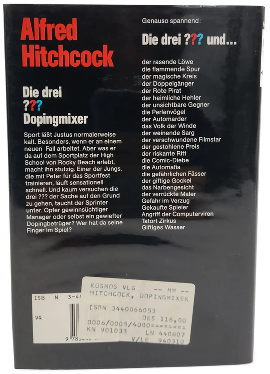 Alfred Hitchcock " die drei ??? Dopingmixer" – Bild 2