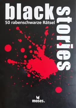 Black Stories - 50 rabenschwarze Rätsel - Gesellschaftsspiel- moses  - Bild 1