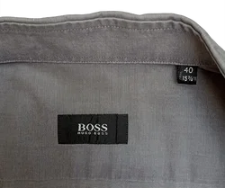 Hugo Boss Herren Hemd kurzarm grau Gr. M – Vorschau 3