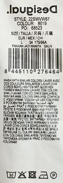 Desigual Damen Midikleid orange gemustert Gr. L - Bild 6