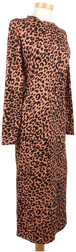 Asos Design Damen Maxikleid, schwarz/orange - Gr. XXS  - Bild 2