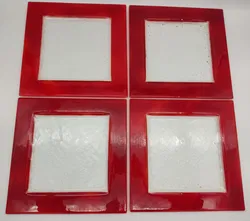 Vintage 4 Stück Große Servierplatten aus Glas. Ø45 cm  - Bild 6