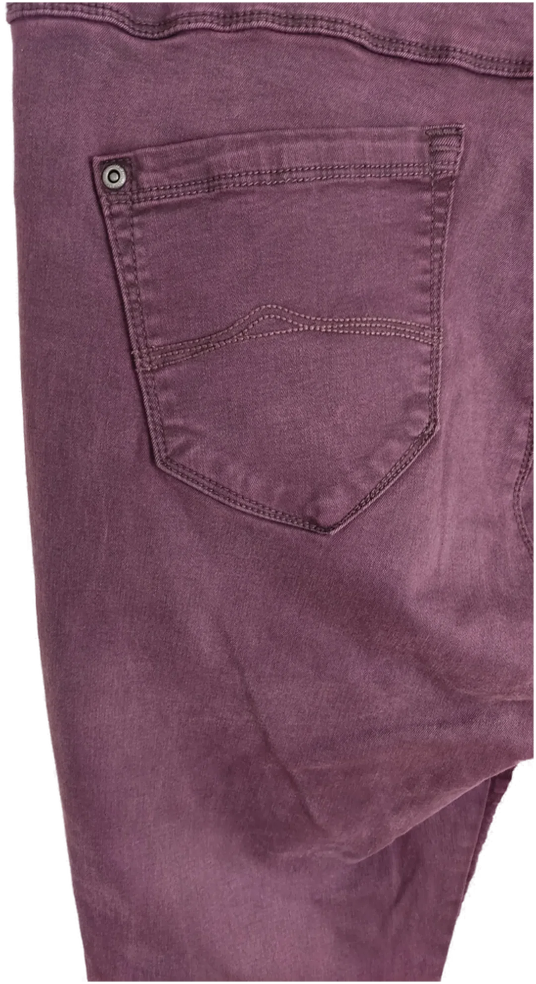 YESSICA Damen Stretch-Jeans in Weinrot, Größe 46 – Bild 4