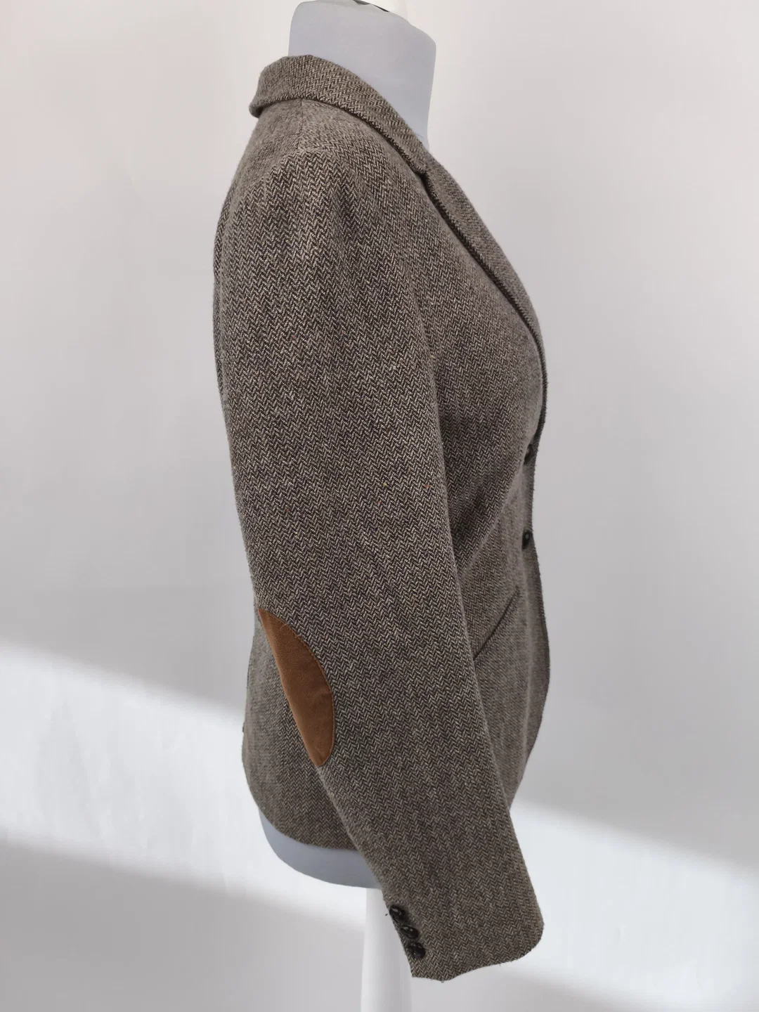 Tweedjacke, Tweedblazer, H&M, Gr. 42, Country Style – Bild 7