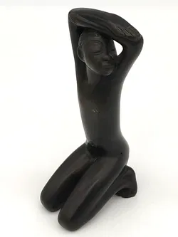 Vintage Kleine Keramikfigur Afrikaner - Bild 12