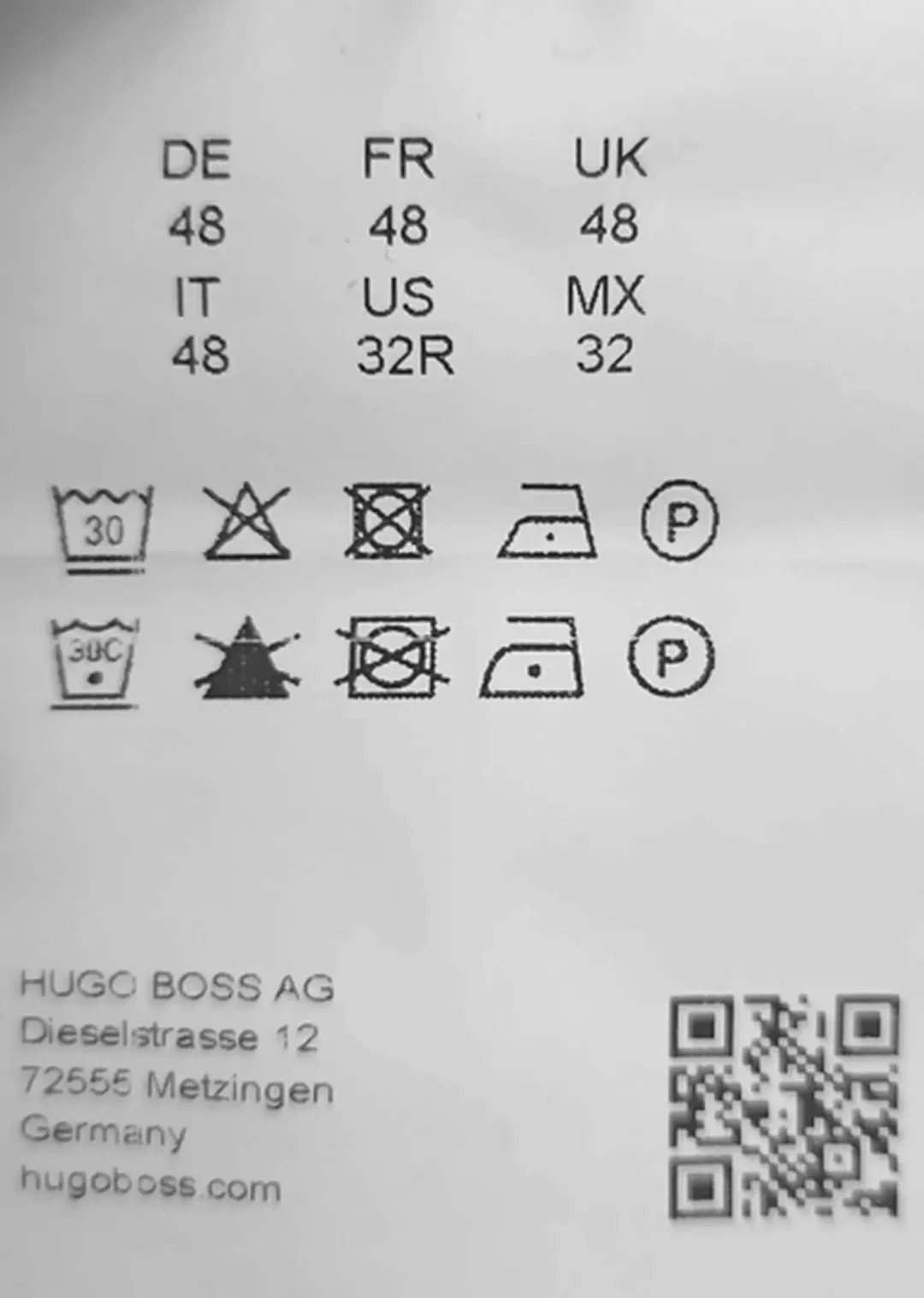 Hugo Boss Herrenhose dunkelblau Gr. 48 – Bild 4