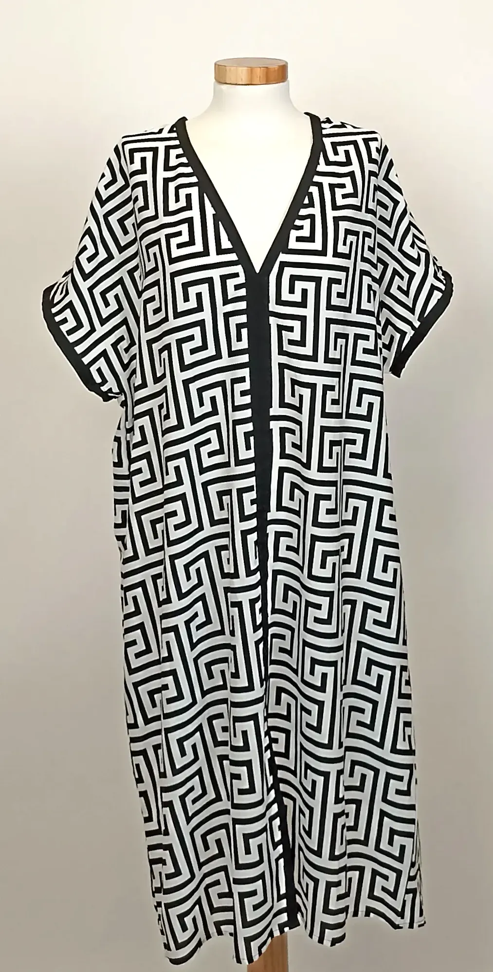 Anita Midikleid gemustert Gr. L - Bild 4