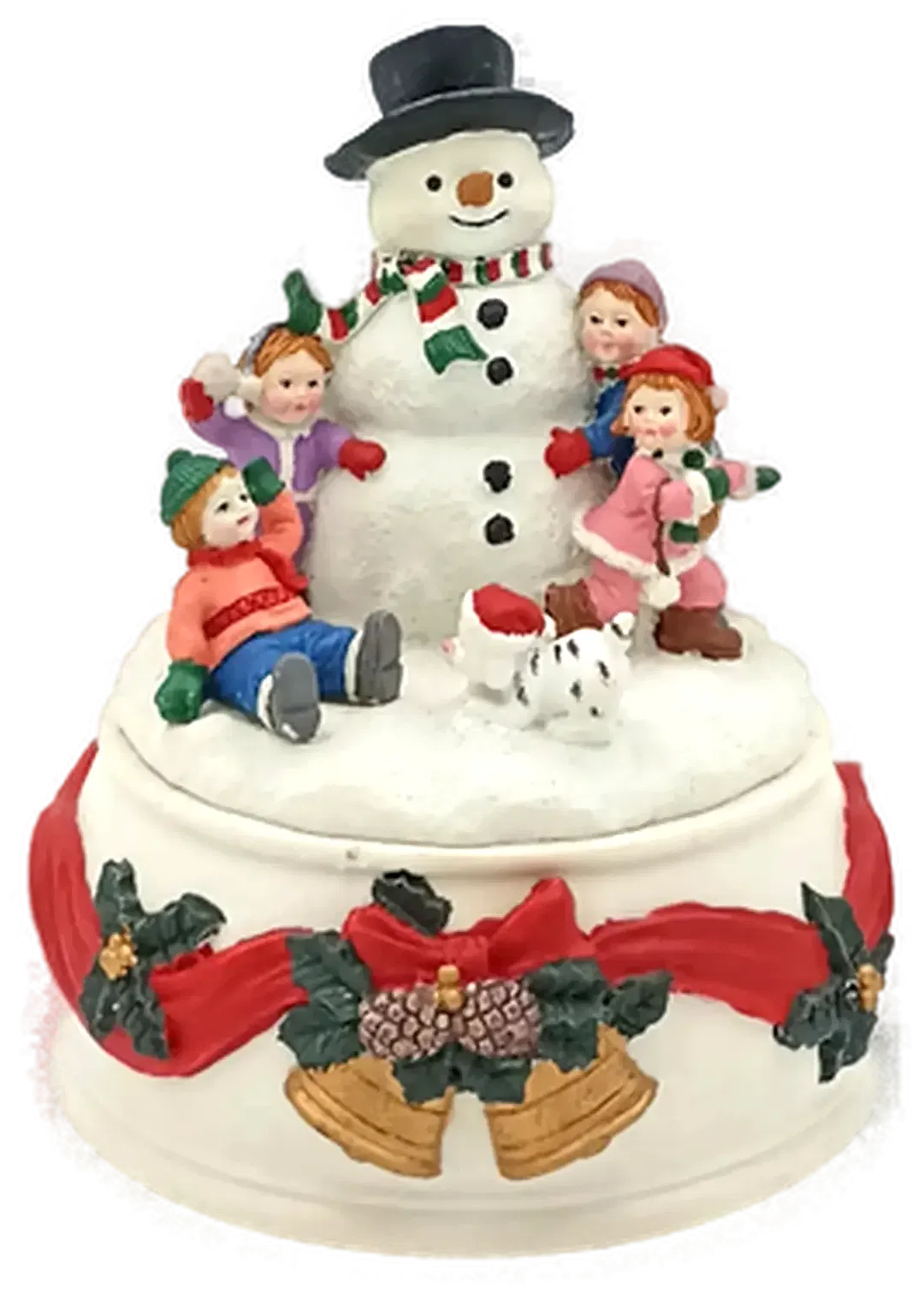 Schneemann Spieluhr „White Christmas