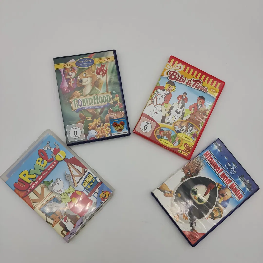 Walt Disney - Robin Hood, Walt Disney - Himmel und Huhn, Urmel - Von Schätzen und Entführungen, Bibi & Tina - Bild 2