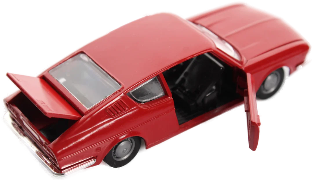 Audi 100 Coupé S - Märklin, Nr. 18103-03, Maßstab 1:43, Modelauto in Kaminrot – Bild 4