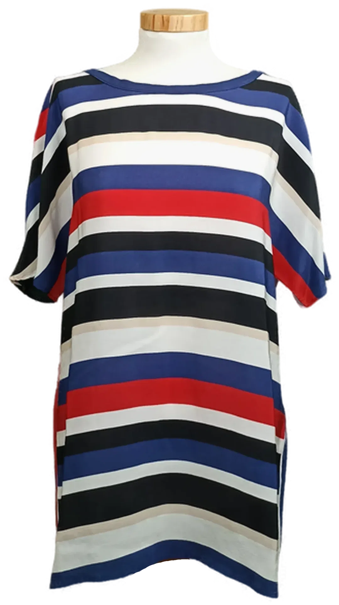 Marc Cain Damen Blusenshirt aus Seide mehrfarbig Gr. M - Bild 4