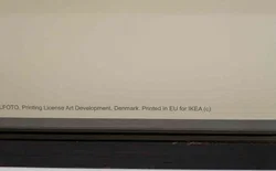 Vintage IKEA Bild mit 5 Leonardo-da-Vinci Faksimiles, 105×40 cm - Bild 3