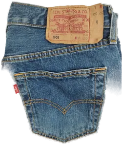 Levi´s 501 W32/L32 Dark Denim Jeans - Bild 1