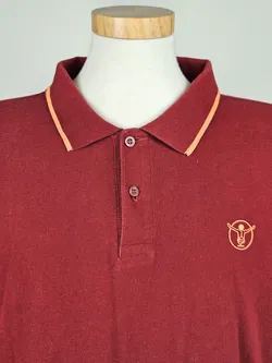 CHIEMSEE Herren Langarm Poloshirt, rot - Gr. XXL  - Bild 4